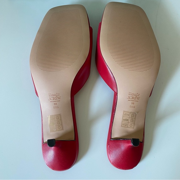 New Rouje X J.Crew Jolie square-toe heels size 8 - Picture 7 of 11